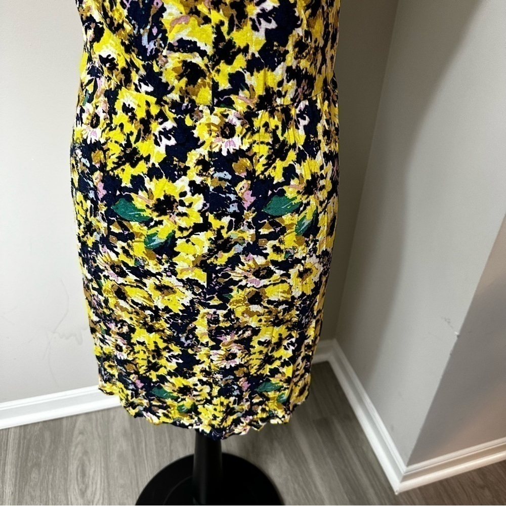 H&M Yellow Floral Print Dress in Size XS - Picture 8 of 8